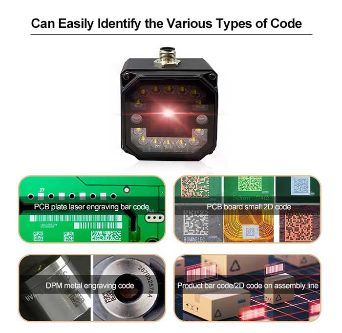 R2 Stationary Industrial Barcode Scanner With Ethernet