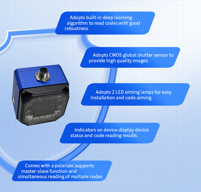 R1 Industrial Multiple Datamatrix Barcode Scanner