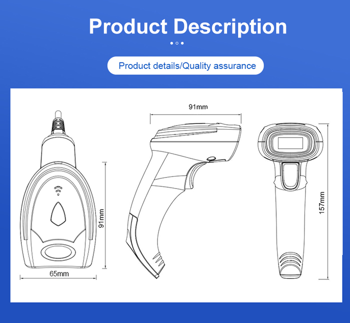 RK10 2D Barcode Scanner Reader