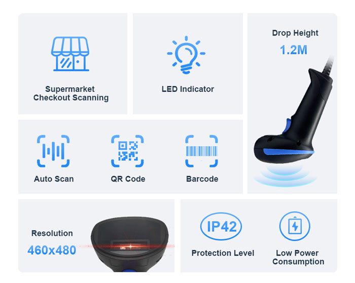 PDA S1 Handheld Mobile PDA Reader Barcode Scanner Terminal