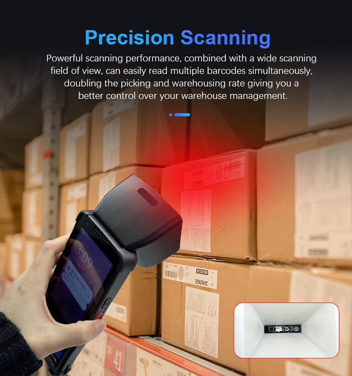 RK25 Industrial Handheld Wireless PDA Barcode Scanner