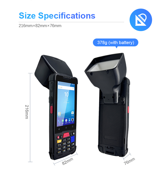 RK25 Industrial Handheld Wireless PDA Barcode Scanner